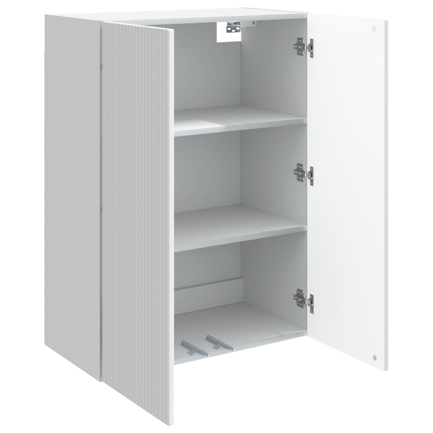 Wall-Mounted Cabinet White 66 x 34.5 x 90 cm Engineered Wood