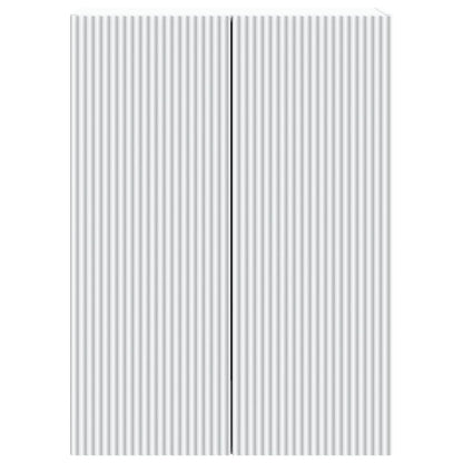 Wall-Mounted Cabinet White 66 x 34.5 x 90 cm Engineered Wood