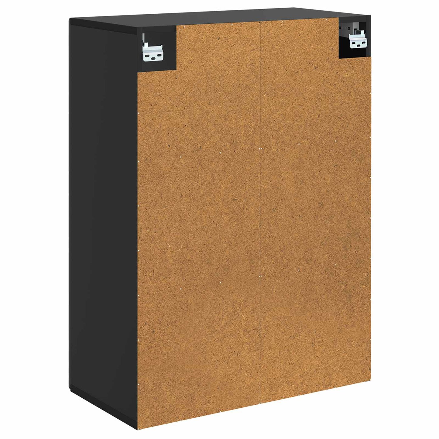Wall-Mounted Cabinet Black 66 x 34.5 x 90 cm Engineered Wood