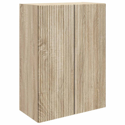 Wall-Mounted Cabinet Sonoma Oak 66 x 34.5 x 90 cm