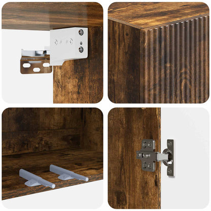 Wall-Mounted Cabinet 66 x 34.5 x 90 cm Engineered Wood