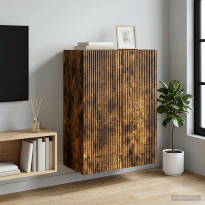 Wall-Mounted Cabinet 66 x 34.5 x 90 cm Engineered Wood
