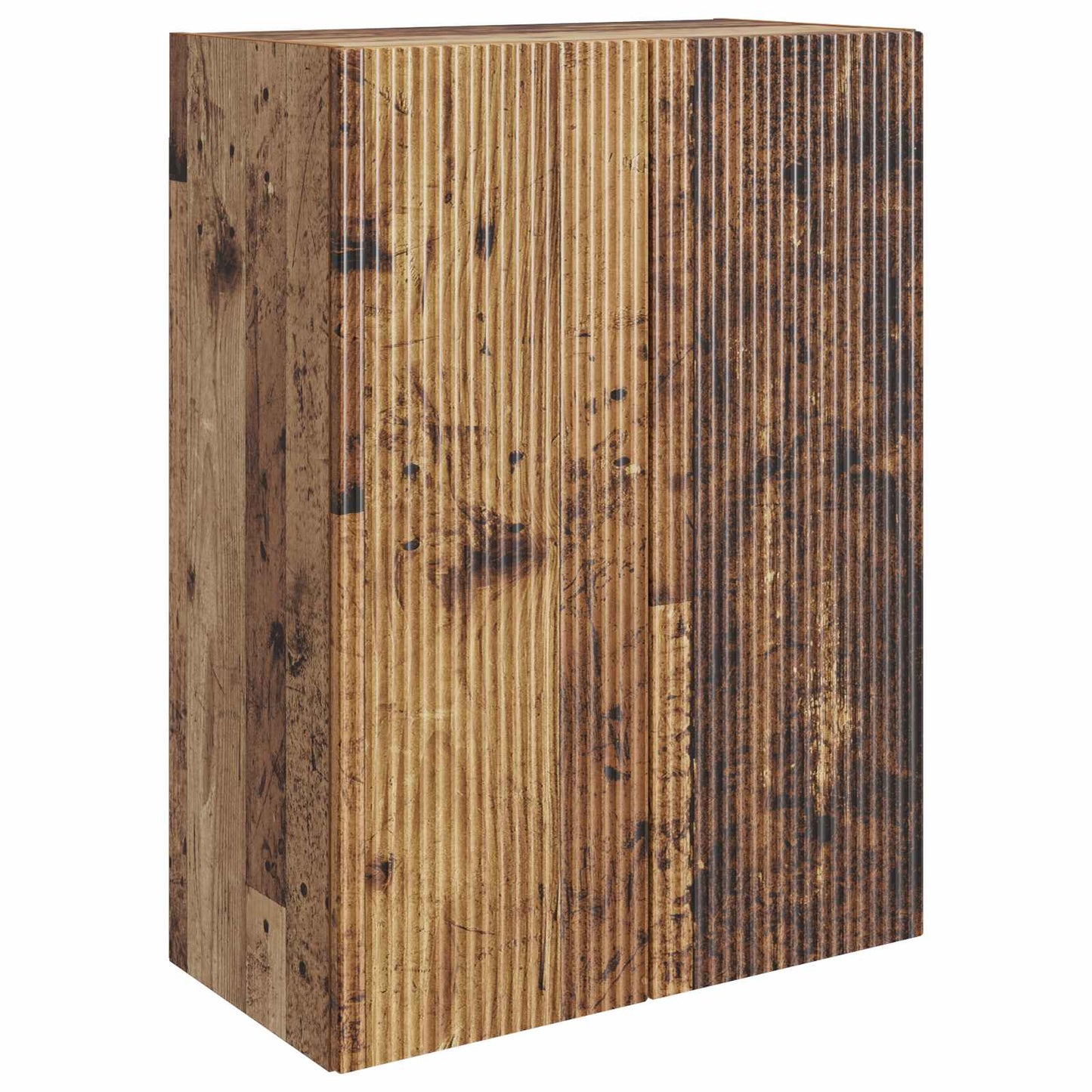 Wall-Mounted Cabinet Old Wood 66 x 34.5 x 90 cm Engineered Wood