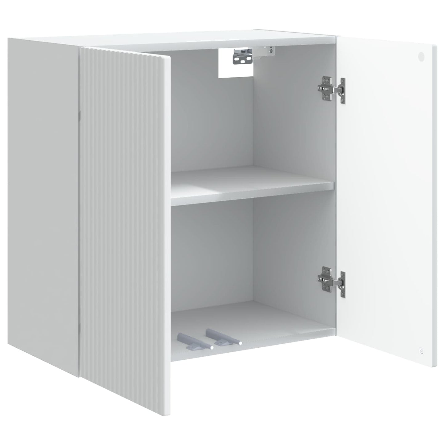 Wall-Mounted Cabinet White 59 x 31 x 60 cm Engineered Wood