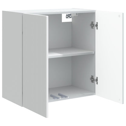 Wall-Mounted Cabinet White 59 x 31 x 60 cm Engineered Wood