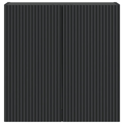 Wall-Mounted Cabinet Black 59 x 31 x 60 cm Engineered Wood