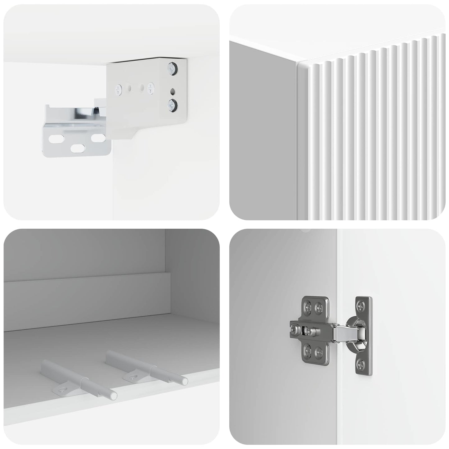 Wall-Mounted Cabinet 59 x 31 x 60 cm Engineered Wood