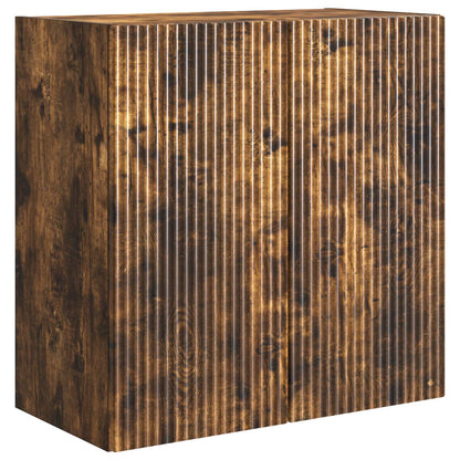 Wall-Mounted Cabinet Smoked Oak 59 x 31 x 60 cm Engineered Wood