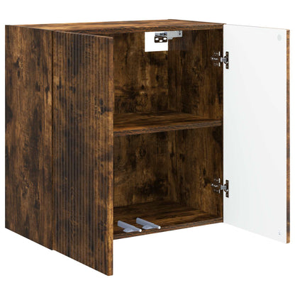 Wall-Mounted Cabinet Smoked Oak 59 x 31 x 60 cm Engineered Wood