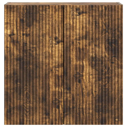 Wall-Mounted Cabinet Smoked Oak 59 x 31 x 60 cm Engineered Wood