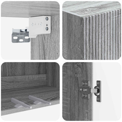 Wall-Mounted Cabinet 59 x 31 x 60 cm Engineered Wood