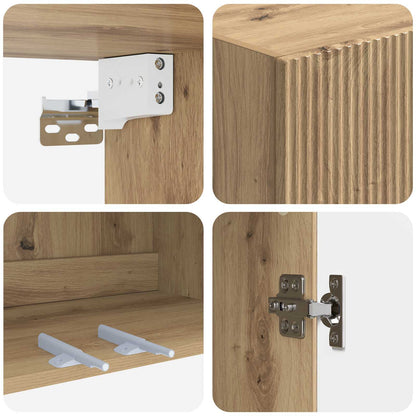 Wall-Mounted Cabinet 59 x 31 x 60 cm Engineered Wood