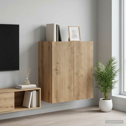 Wall-Mounted Cabinet 59 x 31 x 60 cm Engineered Wood