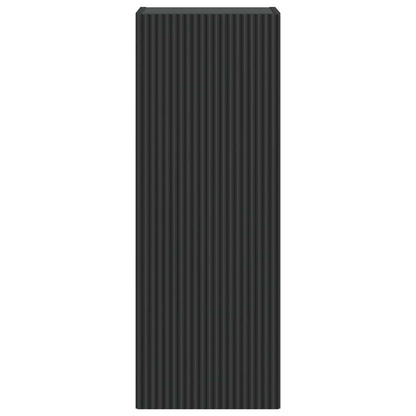 Wall-Mounted Cabinet Black 33 x 34.5 x 90 cm Engineered Wood