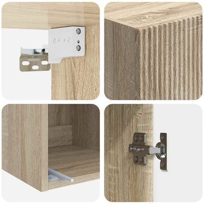 Wall-Mounted Cabinet 33 x 34.5 x 90 cm Engineered Wood