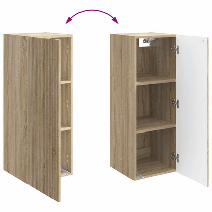 Wall-Mounted Cabinet 33 x 34.5 x 90 cm Engineered Wood