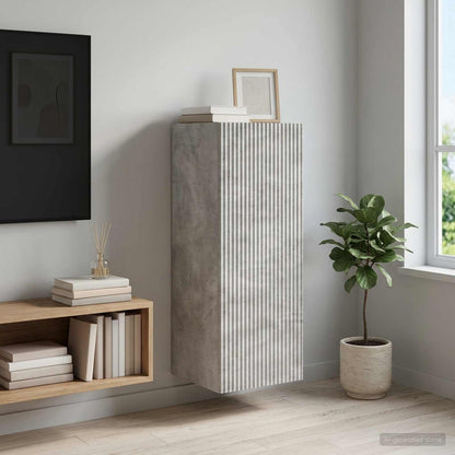 Wall-Mounted Cabinet 33 x 34.5 x 90 cm Engineered Wood