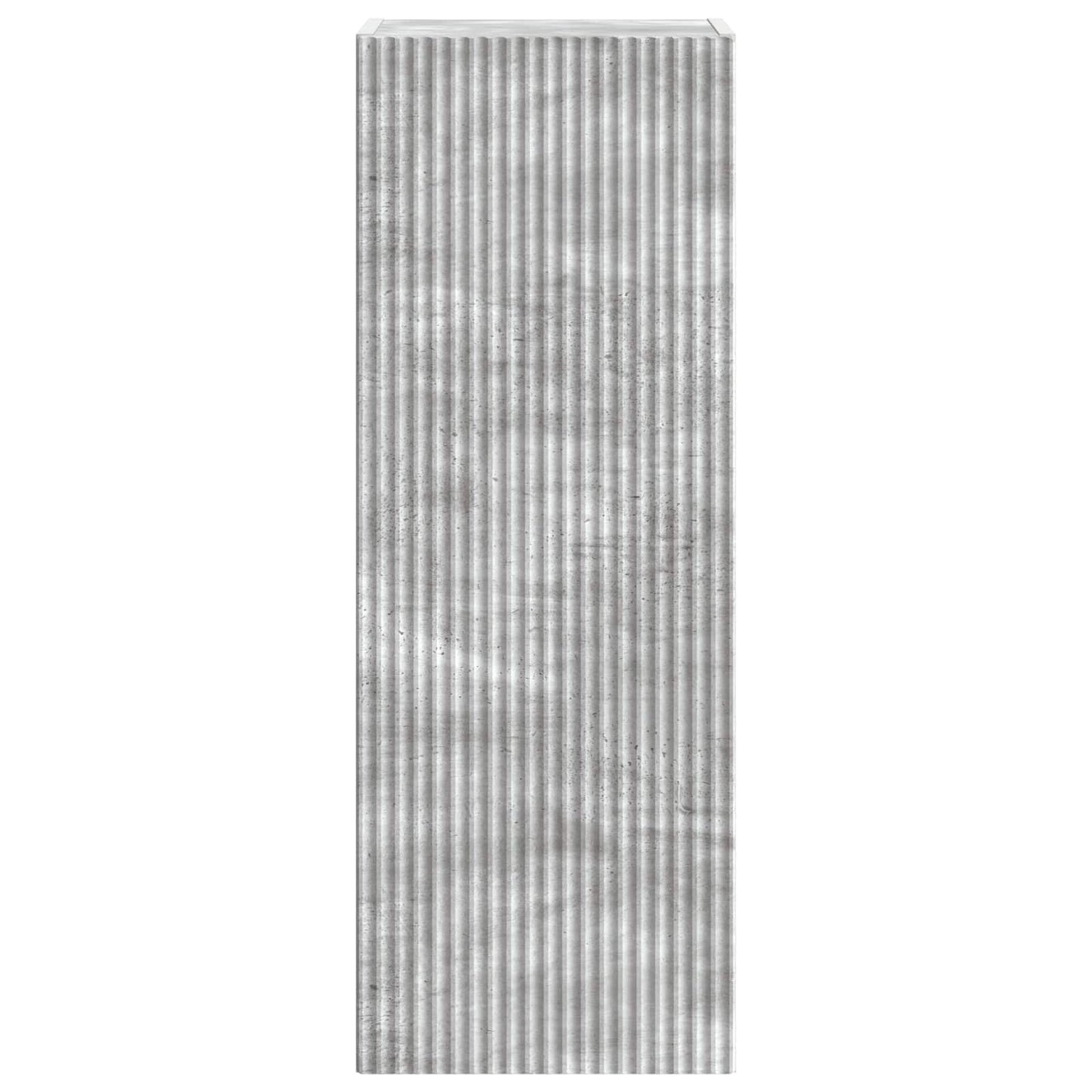 Wall-Mounted Cabinet Concrete Grey 33 x 34.5 x 90 cm