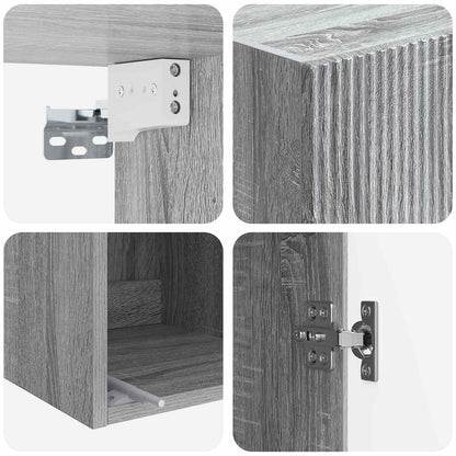 Wall-Mounted Cabinet 33 x 34.5 x 90 cm Engineered Wood