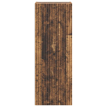 Wall-Mounted Cabinet Old Wood 33 x 34.5 x 90 cm Engineered Wood
