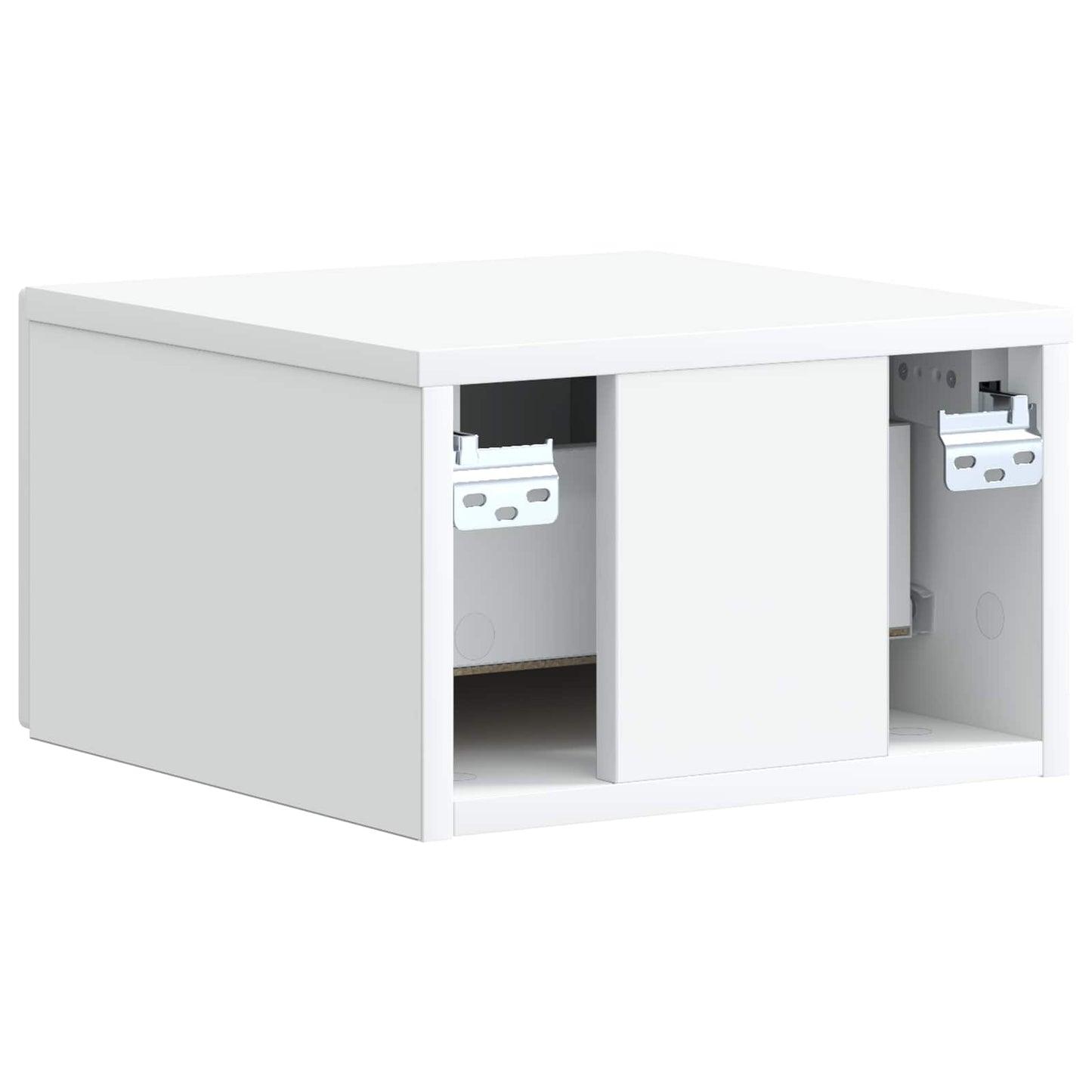 Wall-Mounted Bedside Cabinet White 33 x 34.5 x 20 cm