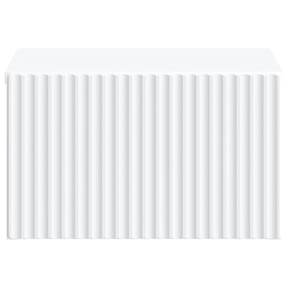 Wall-Mounted Bedside Cabinet White 33 x 34.5 x 20 cm