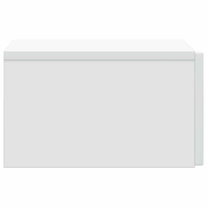 Wall-Mounted Bedside Cabinet White 33 x 34.5 x 20 cm