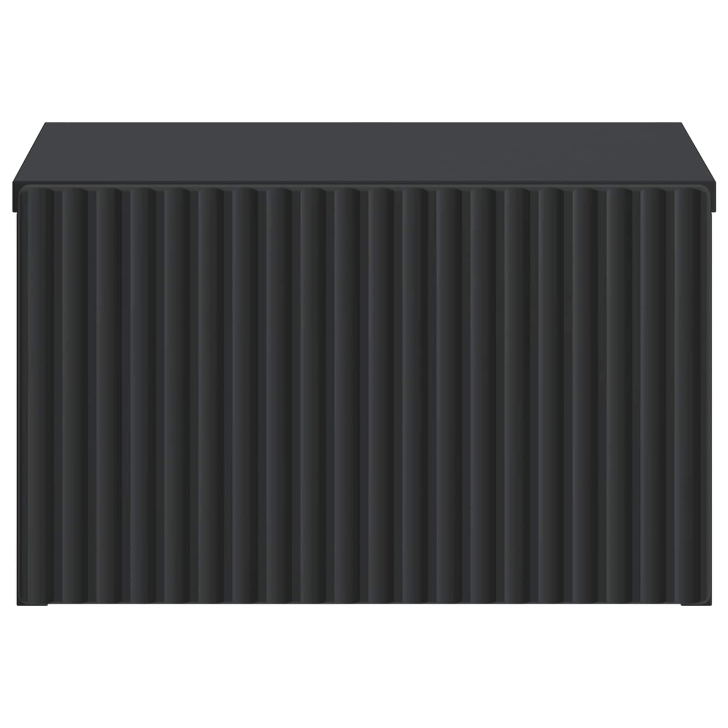 Wall-Mounted Bedside Cabinet 2 pcs Black 33 x 34.5 x 20 cm