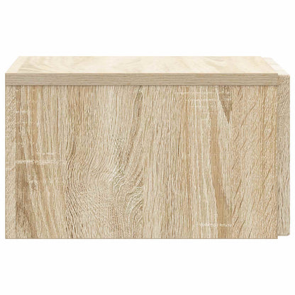 Wall-Mounted Bedside Cabinet Sonoma Oak 33 x 34.5 x 20 cm