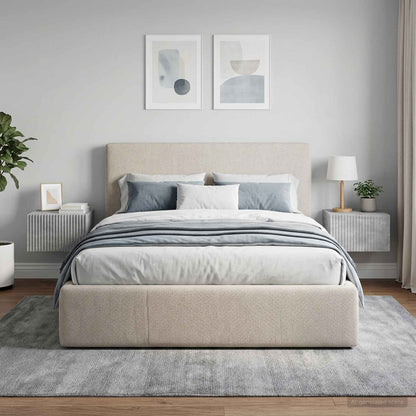 Wall-Mounted Bedside Cabinet 2 pcs Concrete Grey