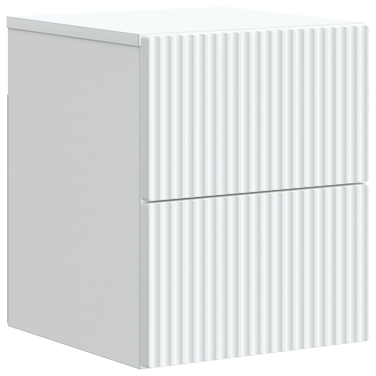 Wall-Mounted Bedside Cabinet White 33 x 34.5 x 40 cm