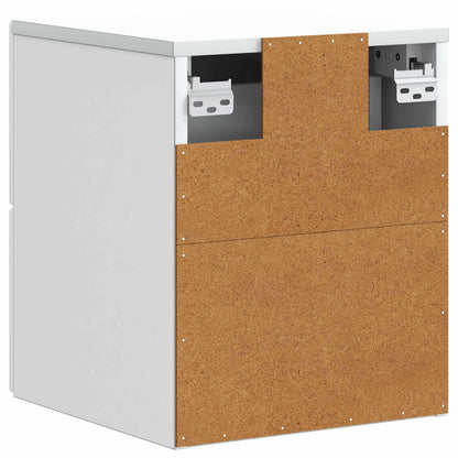 Wall-Mounted Bedside Cabinet White 33 x 34.5 x 40 cm
