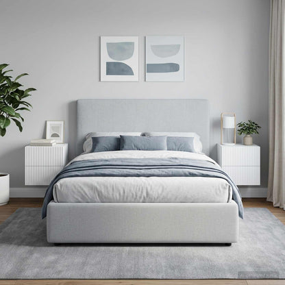 Wall-Mounted Bedside Cabinet 2 pcs White 33 x 34.5 x 40 cm