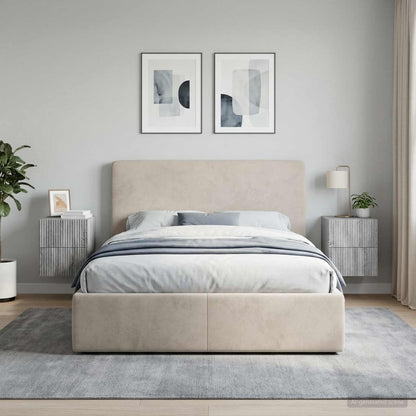 Wall-Mounted Bedside Cabinet 2 pcs Grey Sonoma