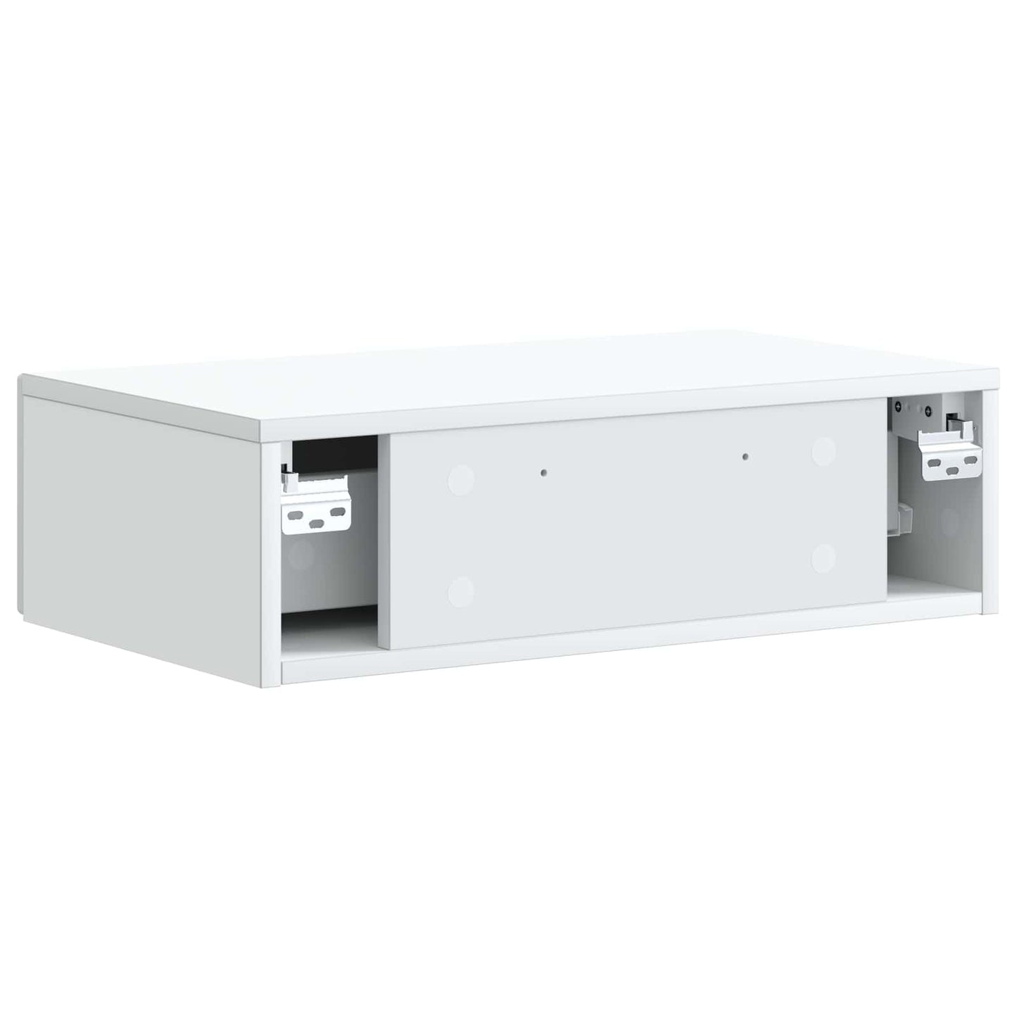 Wall-Mounted Side Table White 59 x 34.5 x 17 cm Engineered Wood
