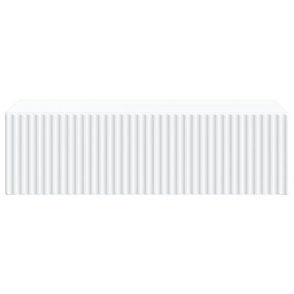 Wall-Mounted Side Table White 59 x 34.5 x 17 cm Engineered Wood