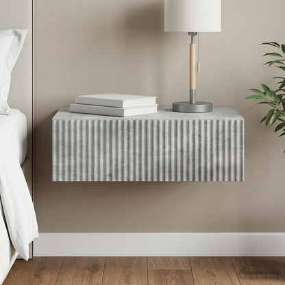 Wall-Mounted Side Table 59 x 34.5 x 17 cm Engineered Wood