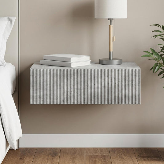 Wall-Mounted Side Table 59 x 34.5 x 17 cm Engineered Wood