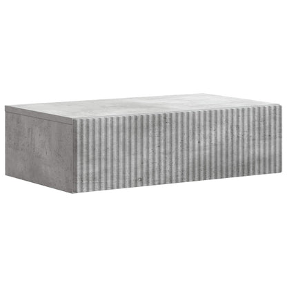Wall-Mounted Side Table Concrete Grey 59 x 34.5 x 17 cm