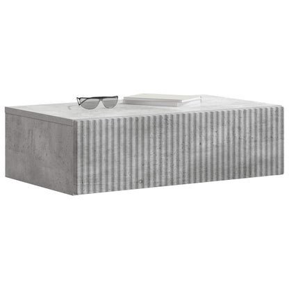 Wall-Mounted Side Table Concrete Grey 59 x 34.5 x 17 cm