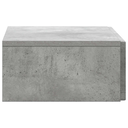 Wall-Mounted Side Table Concrete Grey 59 x 34.5 x 17 cm