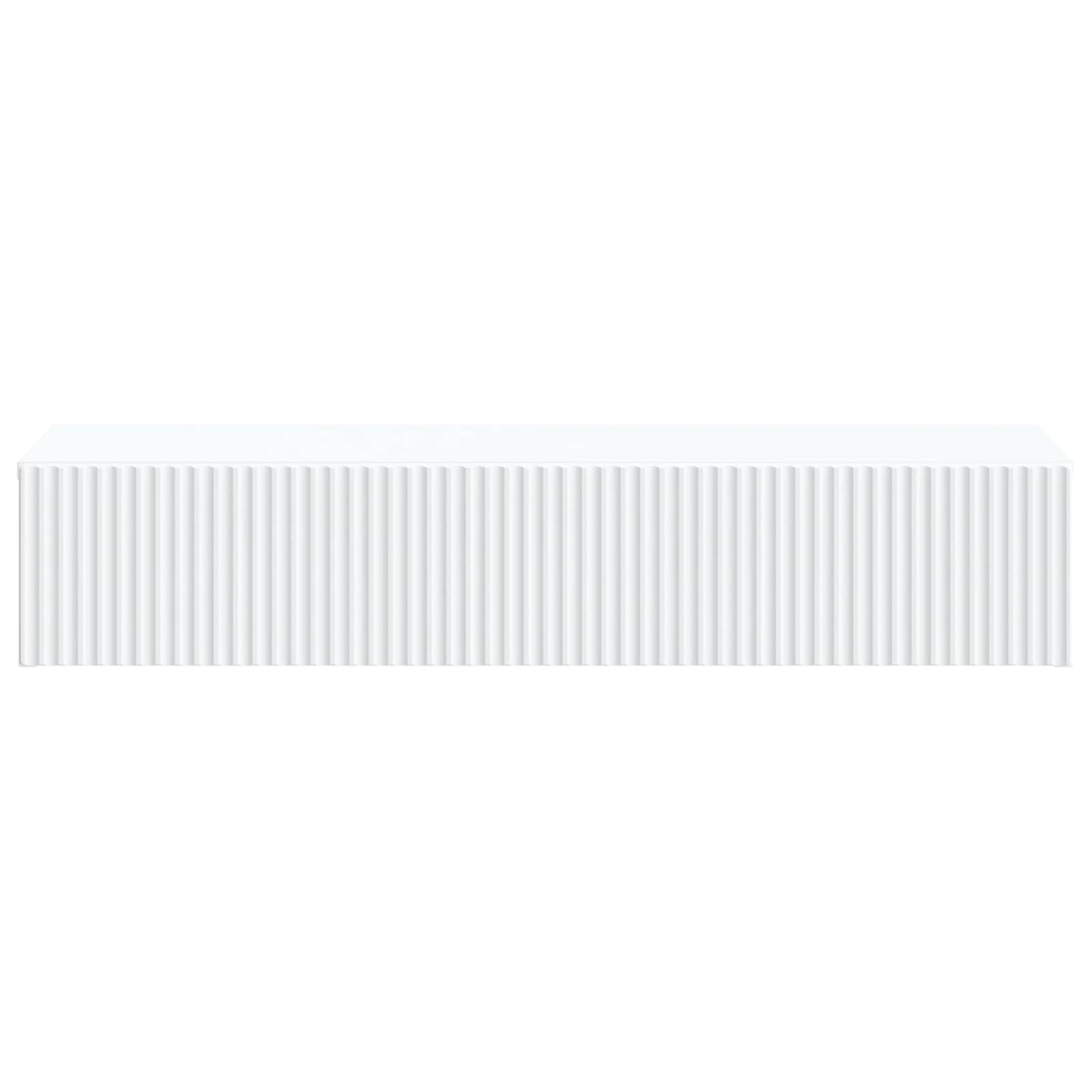 Wall-Mounted Side Table Wall-mounted White 87.5 x 34.5 x 17 cm