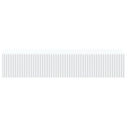 Wall-Mounted Side Table Wall-mounted White 87.5 x 34.5 x 17 cm