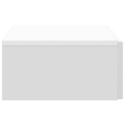 Wall-Mounted Side Table Wall-mounted White 87.5 x 34.5 x 17 cm