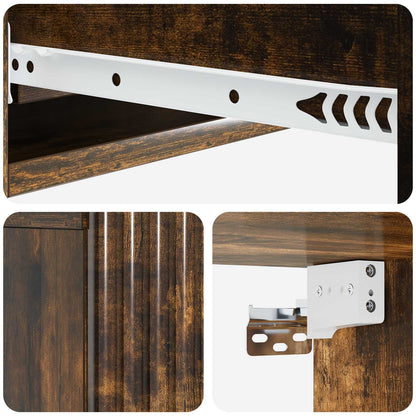 Wall-Mounted Side Table 87.5 x 34.5 x 17 cm Engineered Wood