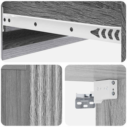 Wall-Mounted Side Table 87.5 x 34.5 x 17 cm Engineered Wood