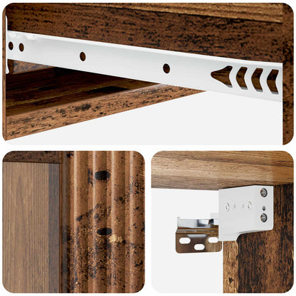 Wall-Mounted Side Table 87.5 x 34.5 x 17 cm Engineered Wood