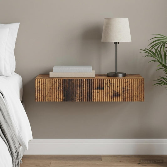 Wall-Mounted Side Table 87.5 x 34.5 x 17 cm Engineered Wood