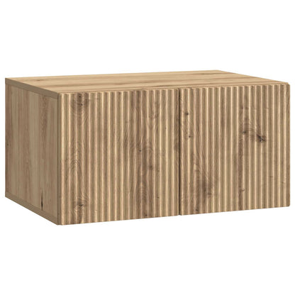 Wall-Mounted TV Cabinet 59.5 x 41 x 30 cm Artisan Oak