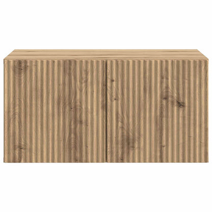 Wall-Mounted TV Cabinet 59.5 x 41 x 30 cm Artisan Oak